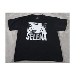 Selena Shirt Mens XL Black Official Merch Latin Singer Tee Graphic Music 2022